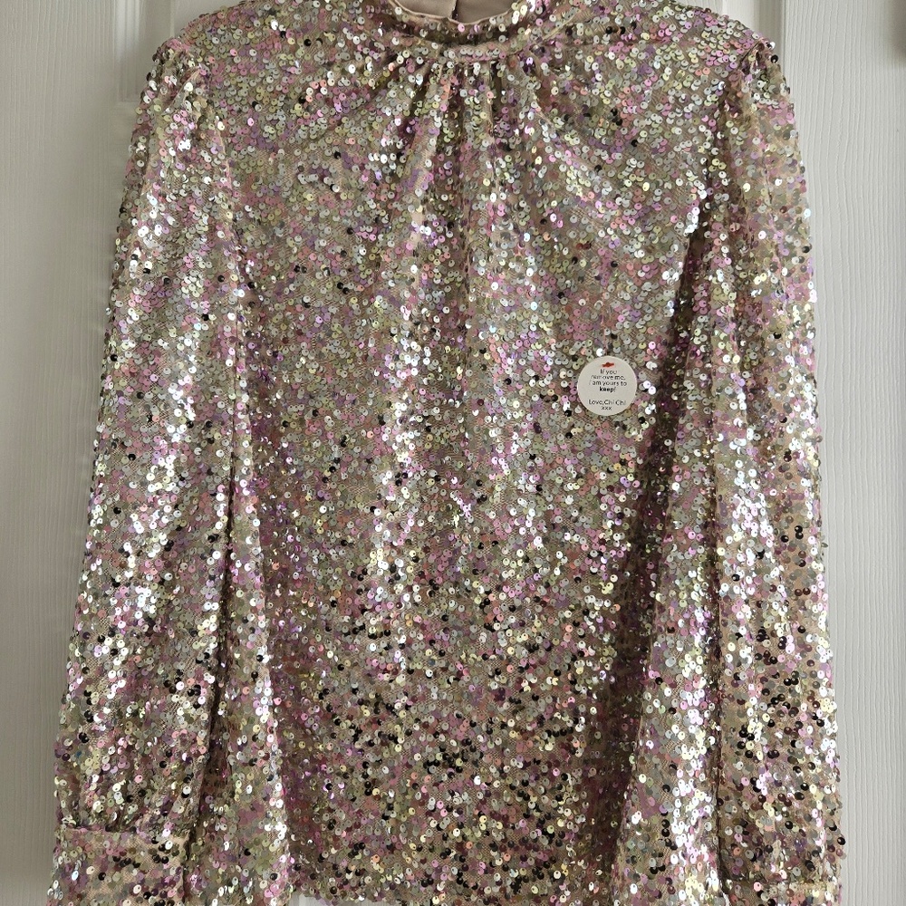 Chi Chi London Sequin Sammie Top